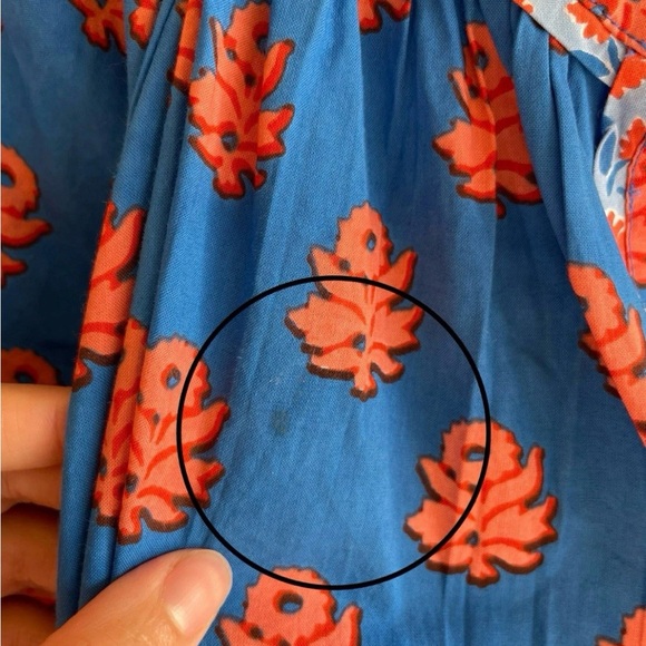 Printfresh Blue and Orange Floral Mini Dress - Picture 4 of 8